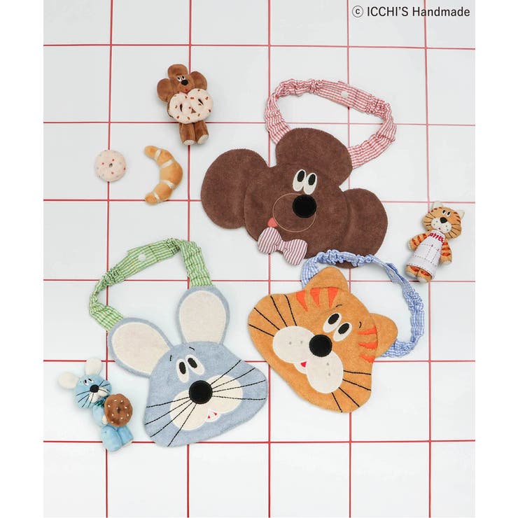 【ICCHI'S HANDMADE】フェイスモチーフスタイ 防水シート | F.O.Online Store | 詳細画像11 