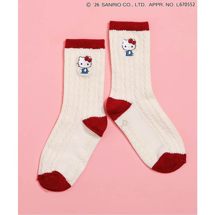 【サンリオキャラクターズ】ケーブルソックス | F.O.Online Store | 詳細画像1 