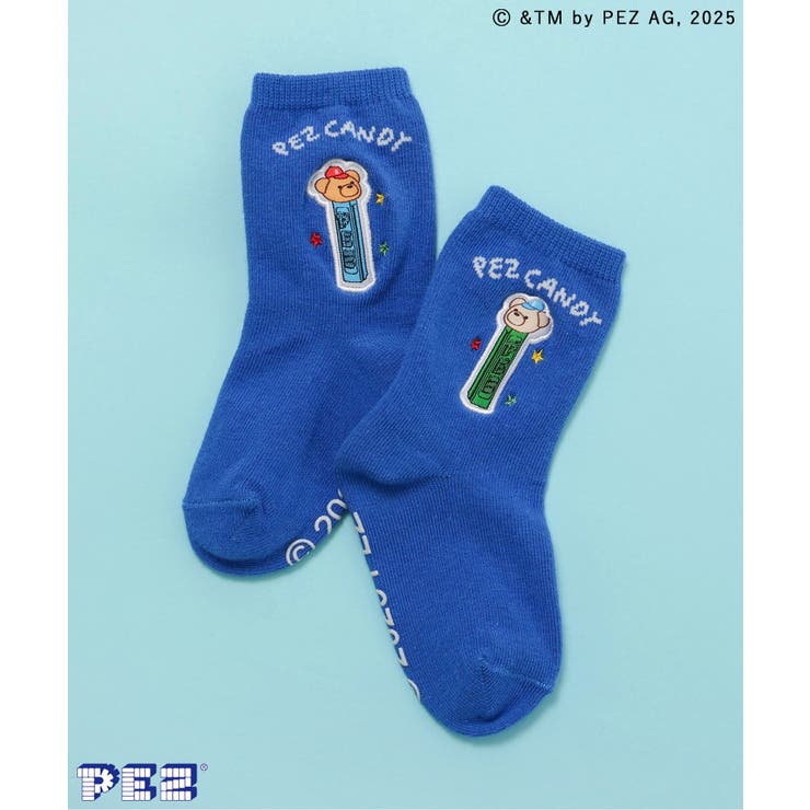 ブルー | WEB限定 PEZ×tiny bear ソックス | F.O.Online Store