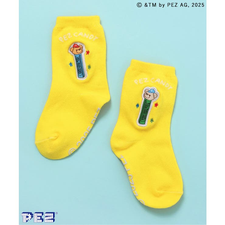 イエロー | WEB限定 PEZ×tiny bear ソックス | F.O.Online Store
