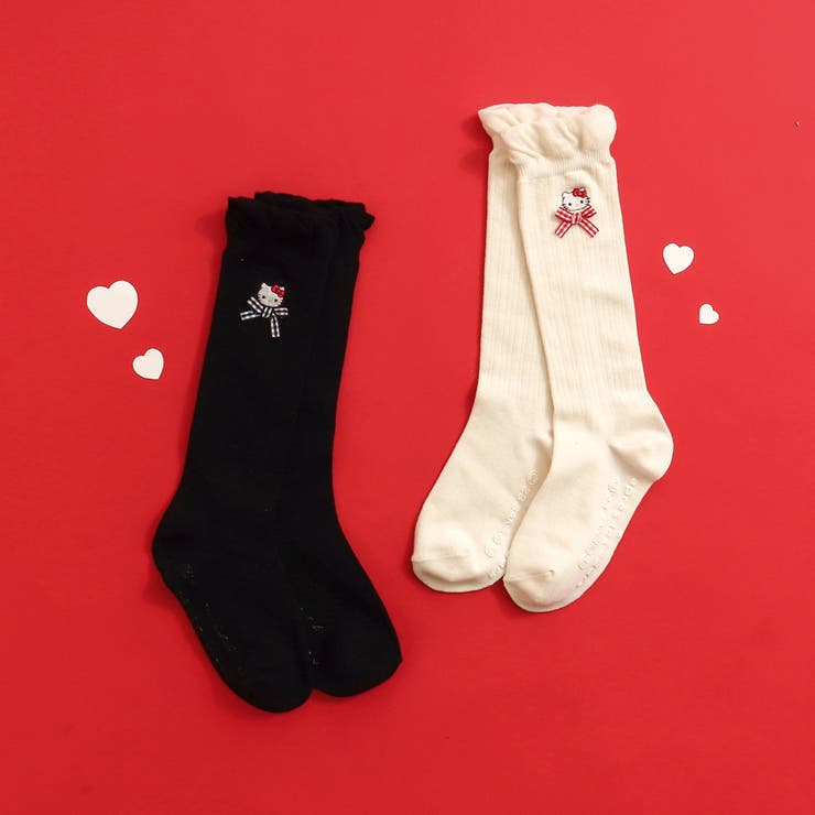 ハローキティリボンハイソックス[品番：FOKK0018098]｜F.O.Online