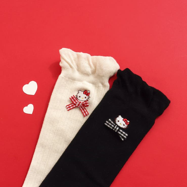 ハローキティリボンハイソックス[品番：FOKK0018098]｜F.O.Online