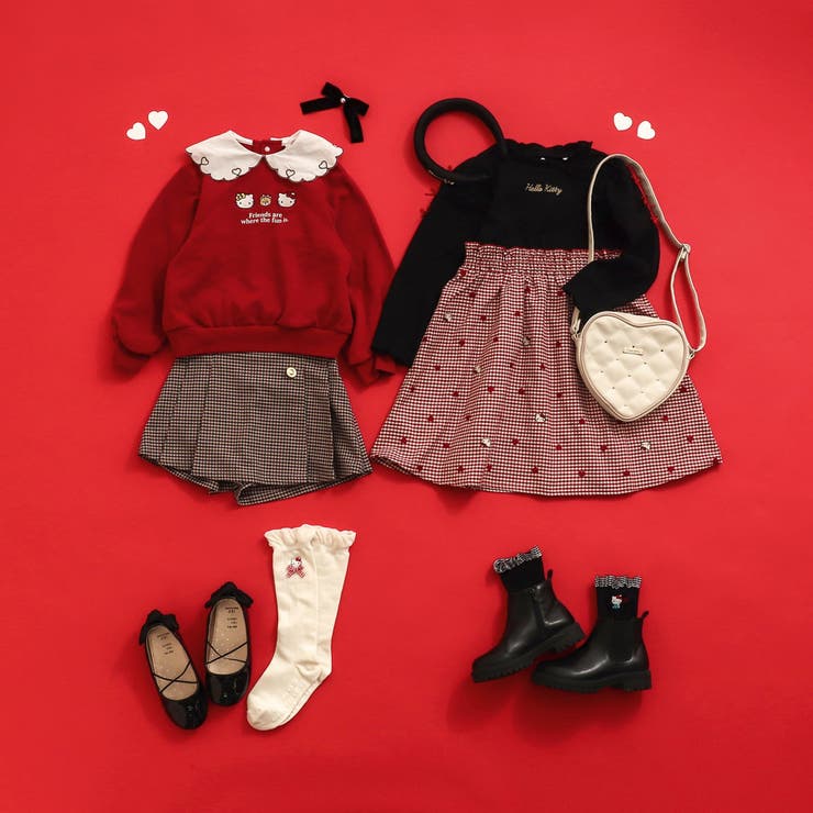 ハローキティリボンハイソックス[品番：FOKK0018098]｜F.O.Online