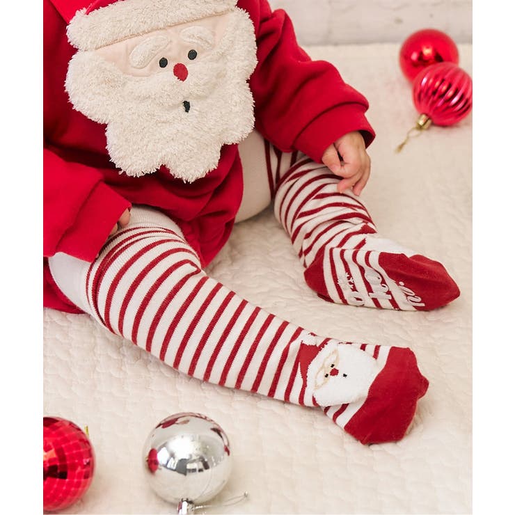 レッド | クリスマスモチーフタイツ | F.O.Online Store