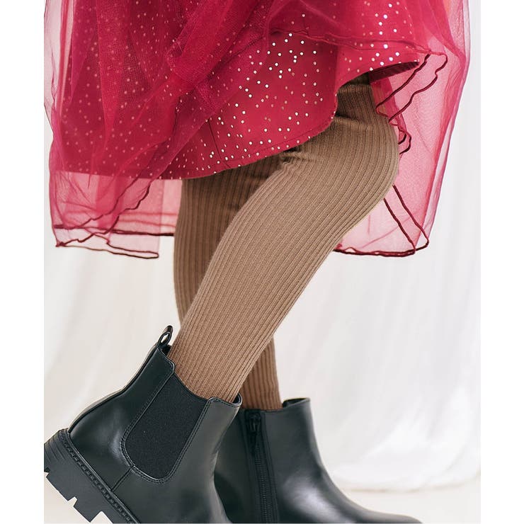 ベージュ | リブタイツ | F.O.Online Store