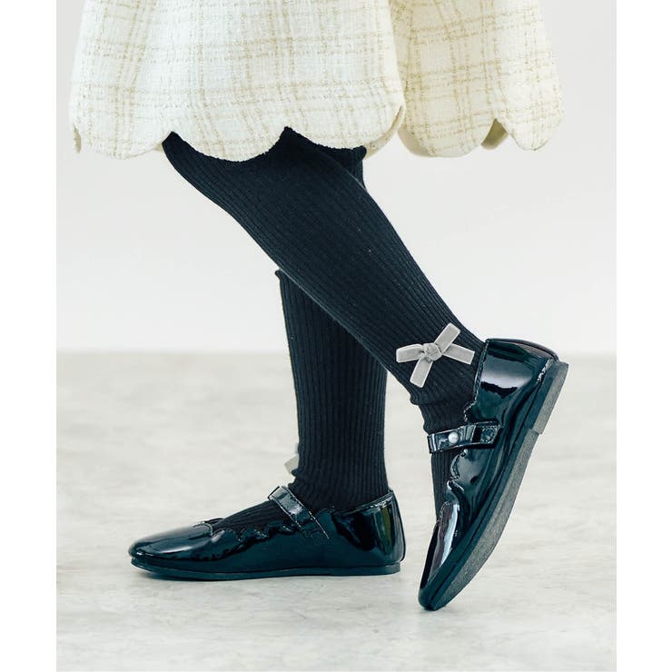 ブラック | リボンラメタイツ | F.O.Online Store