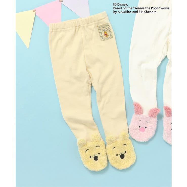 ディズニーキャラクター/くまのプーさん/つま先モチーフタイツ | F.O.Online Store | 詳細画像1 