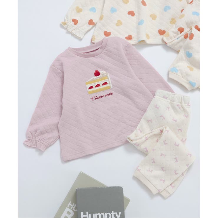 ピンク | ハート＆ケーキモチーフキルトパジャマ | F.O.Online Store