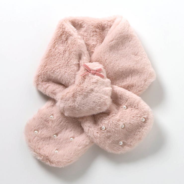 BABY, ピンク Noёlハートファーマフラー ハートファーマフラー[品番：FOKK0021614]｜F.O.Online Store（エフ