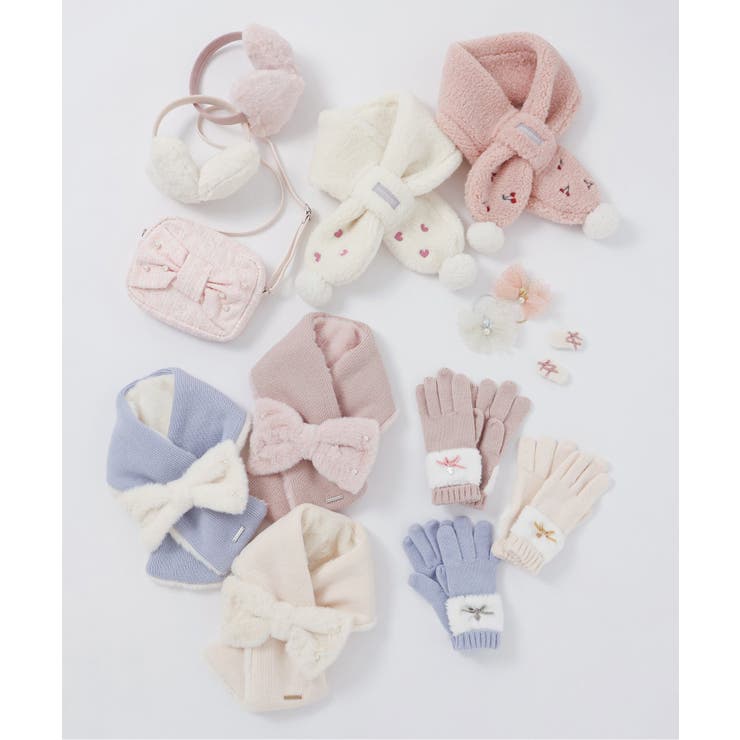 リボンファー手袋[品番：FOKK0025155]｜F.O.Online Store（エフオー