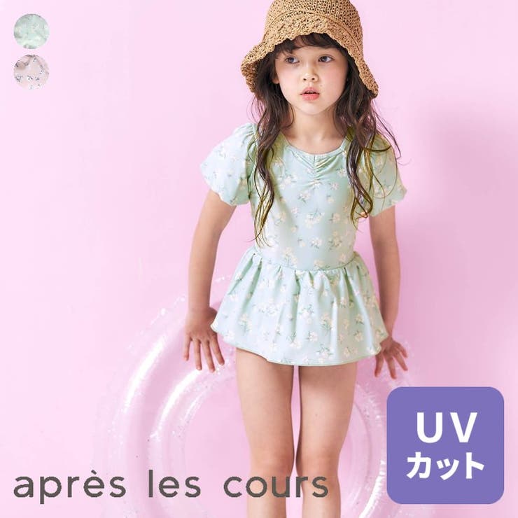 【正規品】 ナチュラル花柄バックリボンワンピース水着[品番：FOKK0015112 ワンピース