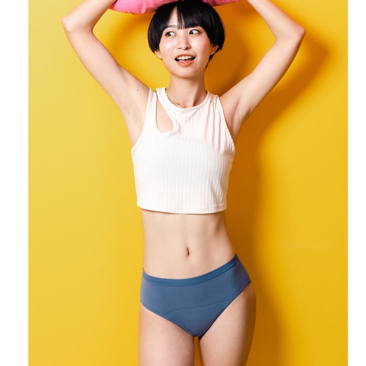 ブルー | 進化した吸水型サニタリーショーツ コンフィッツ スタンダード | fran de lingerie