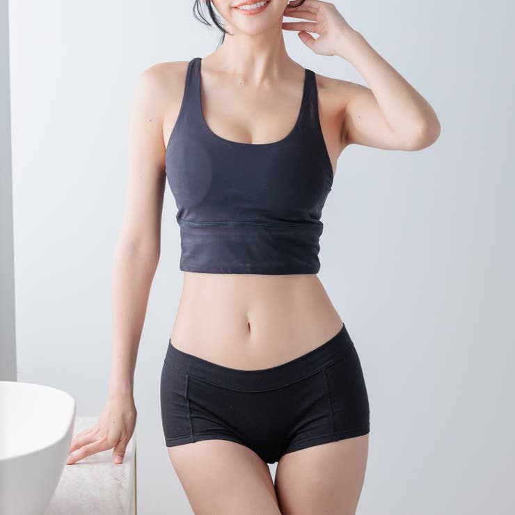 名古屋市立大学看護学部監修の吸水ショーツCottonシリーズ ボクサーショーツ | fran de lingerie | 詳細画像6