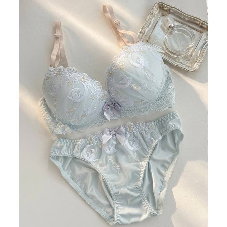 サックス | 新作続々 「ペアブラジャー ペアブラジャー（ワイヤー有り）」 | fran de lingerie