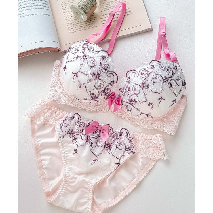 ピンク | 新作続々☆「ペアブラジャー」 ブラセット | fran de lingerie