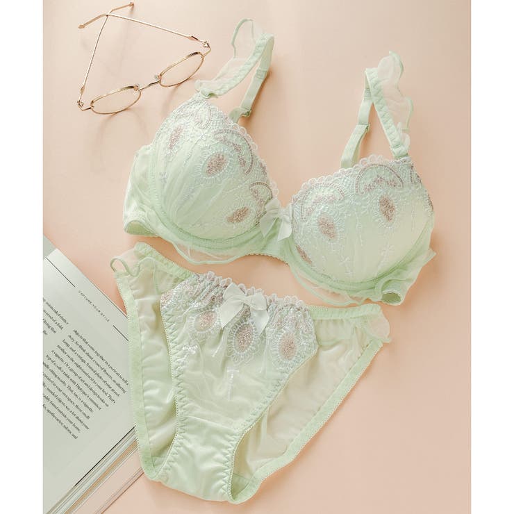 ミント2 | 新作続々 「ペアブラジャー ペアブラジャー（ワイヤー有り）」 | fran de lingerie