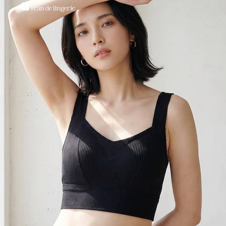 ブラック2 | 胸を潰さず小さく整う「コンパクトラインブラ」ここが凄い！ 「コンパクトラインブラ… | fran de lingerie