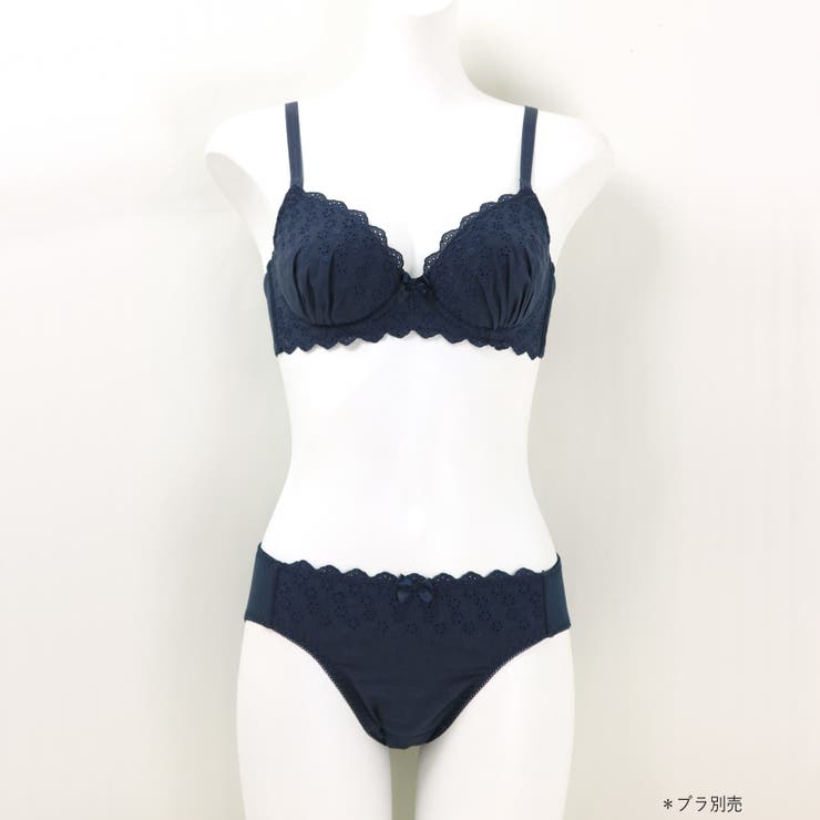 ブルーデイもブラとショーツはお揃いデザインが叶うウィングポケット付き 「コットン… | fran de lingerie | 詳細画像1 