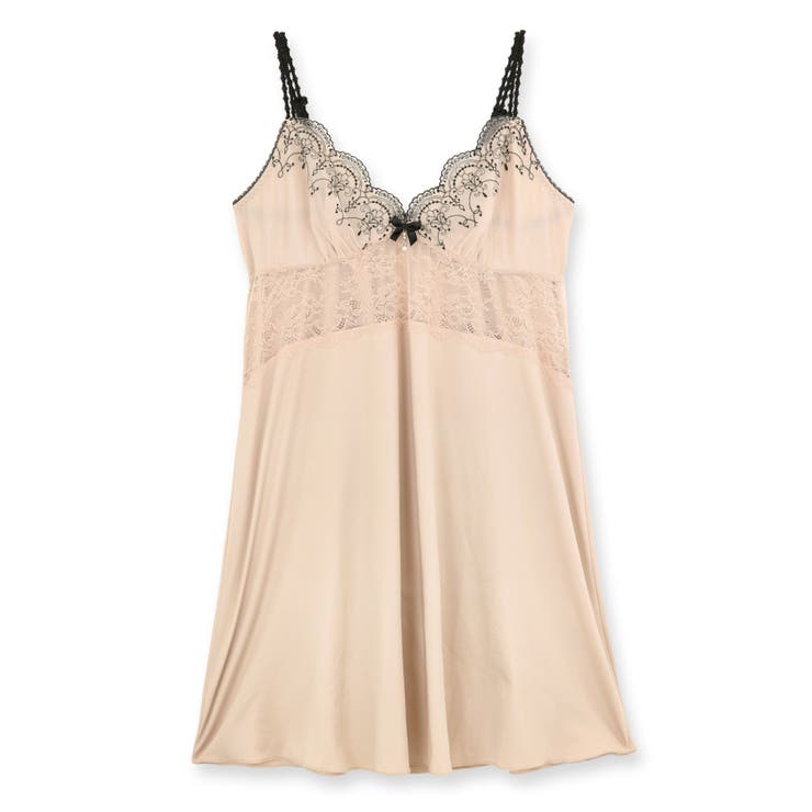 ベージュ | Noble Tiara ノーブルティアラ コーディネートスリップ | fran de lingerie