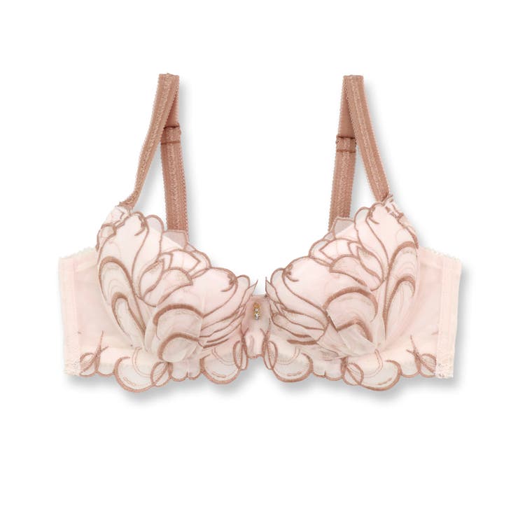 豊富なサイズ展開が◎大人かわいいチューリップ刺繍 「ノーブルティアラトルペ」 ブ… | fran de lingerie | 詳細画像4 