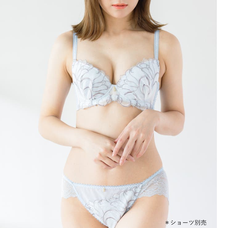 豊富なサイズ展開が◎大人かわいいチューリップ刺繍 「ノーブルティアラトルペ」 ブ… | fran de lingerie | 詳細画像9 