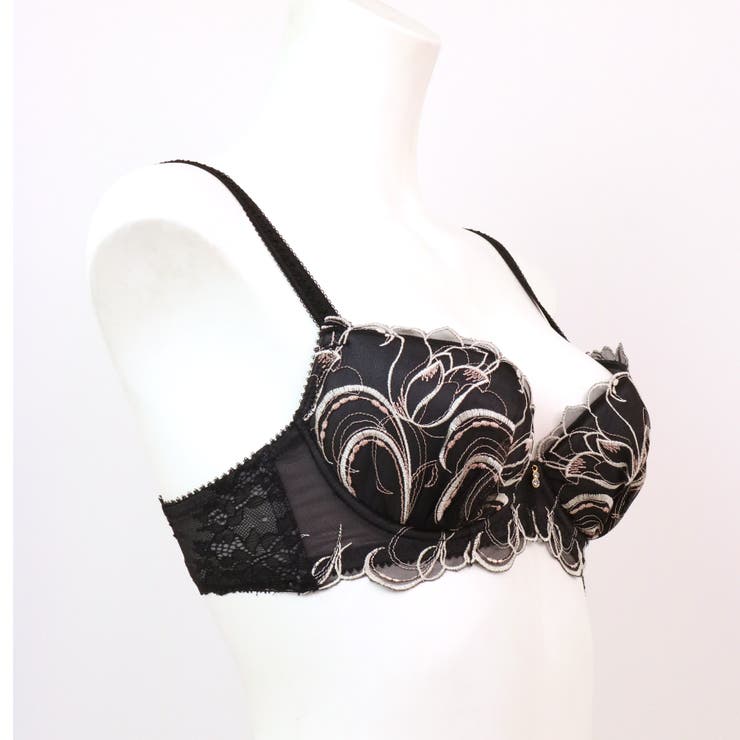 豊富なサイズ展開が◎大人かわいいチューリップ刺繍 「ノーブルティアラトルペ」 ブ… | fran de lingerie | 詳細画像18 