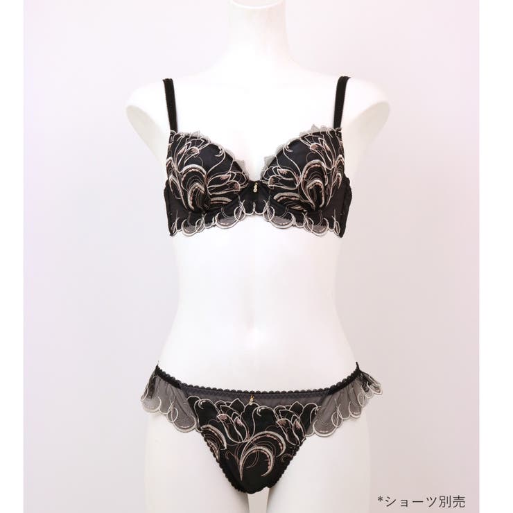 豊富なサイズ展開が◎大人かわいいチューリップ刺繍 「ノーブルティアラトルペ」 ブ… | fran de lingerie | 詳細画像24 