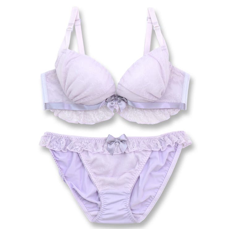 ロマンチックなブラ＆ショーツSETナチュラルボリューム×寄せ胸 「シアーベール … | fran de lingerie | 詳細画像8 