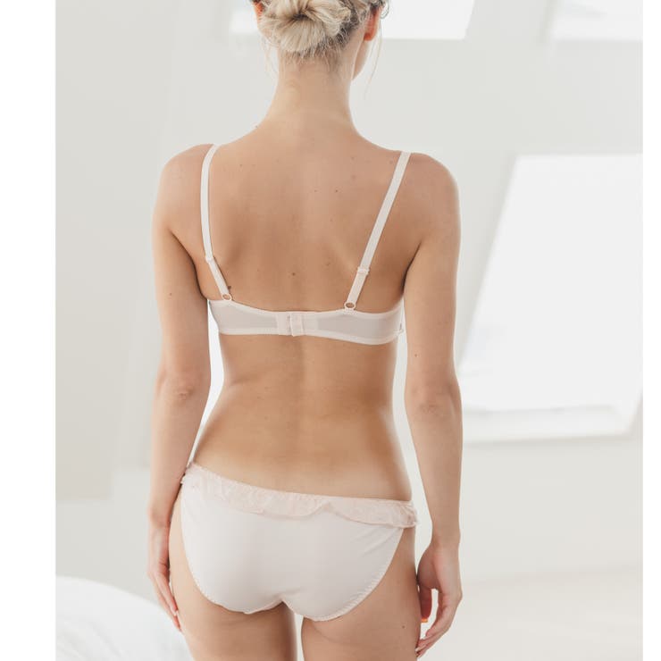 ロマンチックなブラ＆ショーツSETナチュラルボリューム×寄せ胸 「シアーベール … | fran de lingerie | 詳細画像15 