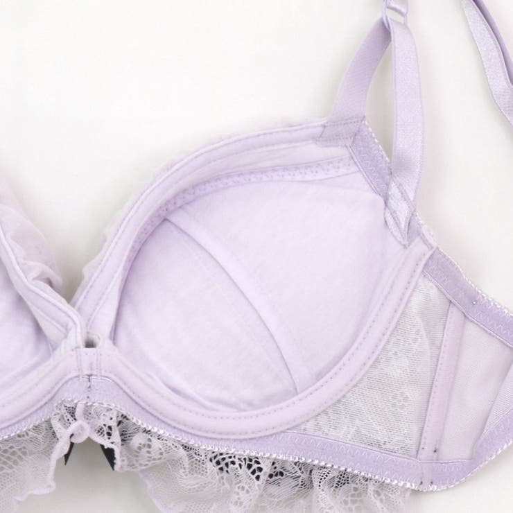 ロマンチックなブラ＆ショーツSETナチュラルボリューム×寄せ胸 「シアーベール … | fran de lingerie | 詳細画像30 