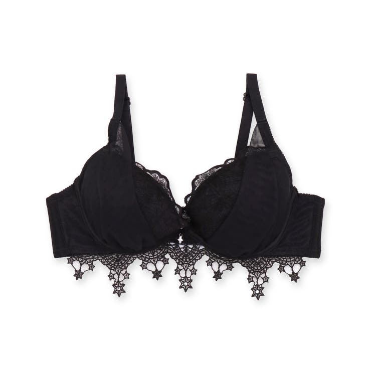 とびきりキュートなスターレース華奢見せ楽ちんフィットブラ 「プティフィット001… | fran de lingerie | 詳細画像2 