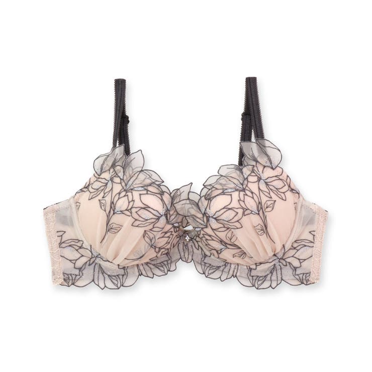 軽やかに揺れるチュールフラワー安定感◎のすっきりバストメイク 「ノーブルティアラ… | fran de lingerie | 詳細画像2 