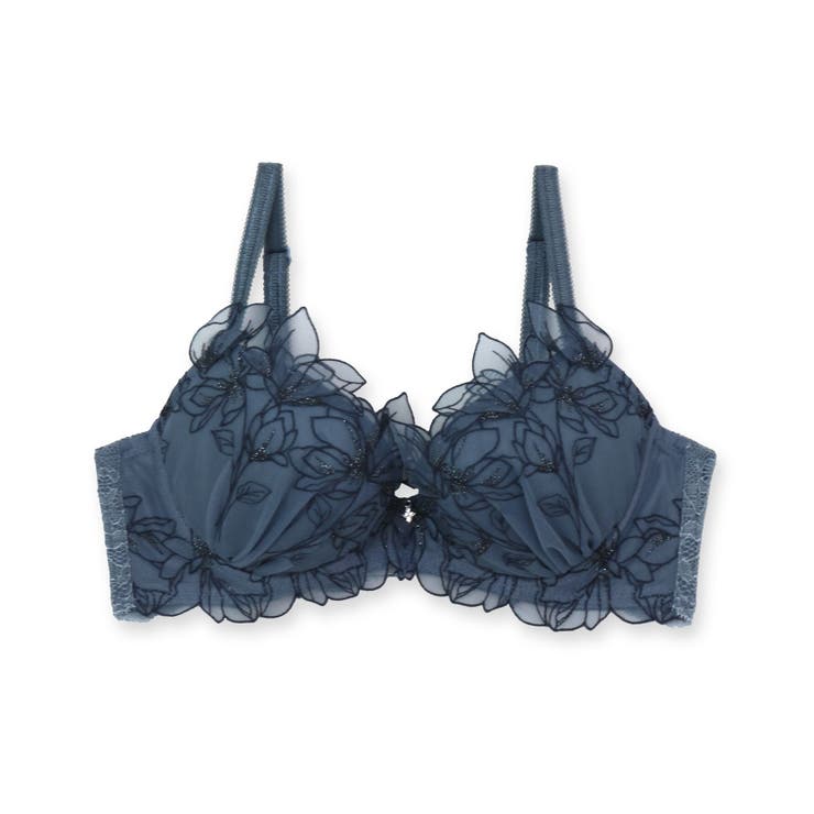 軽やかに揺れるチュールフラワー安定感◎のすっきりバストメイク 「ノーブルティアラ… | fran de lingerie | 詳細画像4 