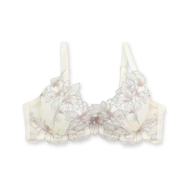 軽やかに揺れるチュールフラワー安定感◎のすっきりバストメイク | fran de lingerie | 詳細画像9 