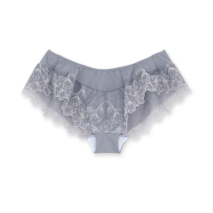 リラ | 軽やかに揺れるチュールフラワー贅沢な可愛さ！ 「ノーブルティアラブラ002 | fran de lingerie