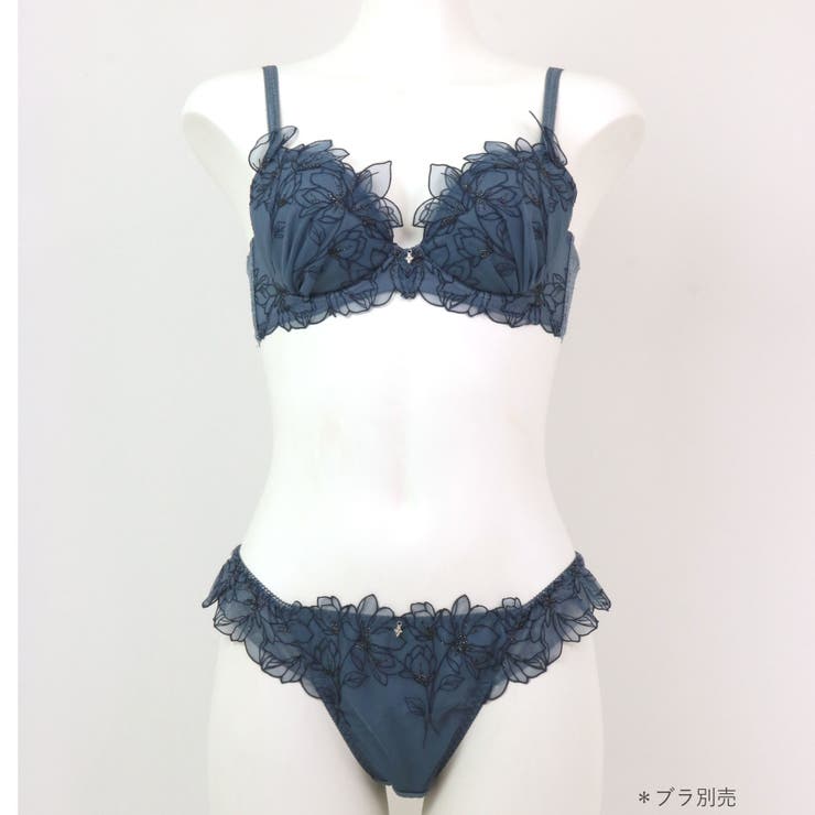 軽やかに揺れるチュールフラワーデイリー使いに 「ノーブルティアラブラ002 | fran de lingerie | 詳細画像18 