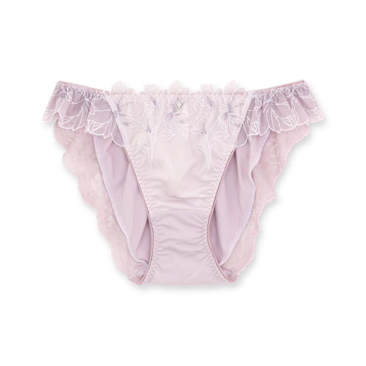 ラベンダー | 軽やかに揺れるチュールフラワーデイリー使いに 「ノーブルティアラブラ002 | fran de lingerie