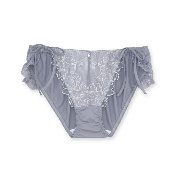 軽やかに揺れるチュールフラワー可愛くて楽ちんな紐ショーツ | fran de lingerie | 詳細画像3 
