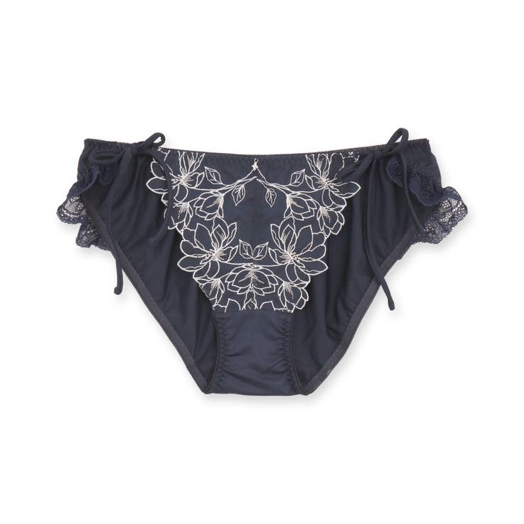 軽やかに揺れるチュールフラワー可愛くて楽ちんな紐ショーツ | fran de lingerie | 詳細画像4 