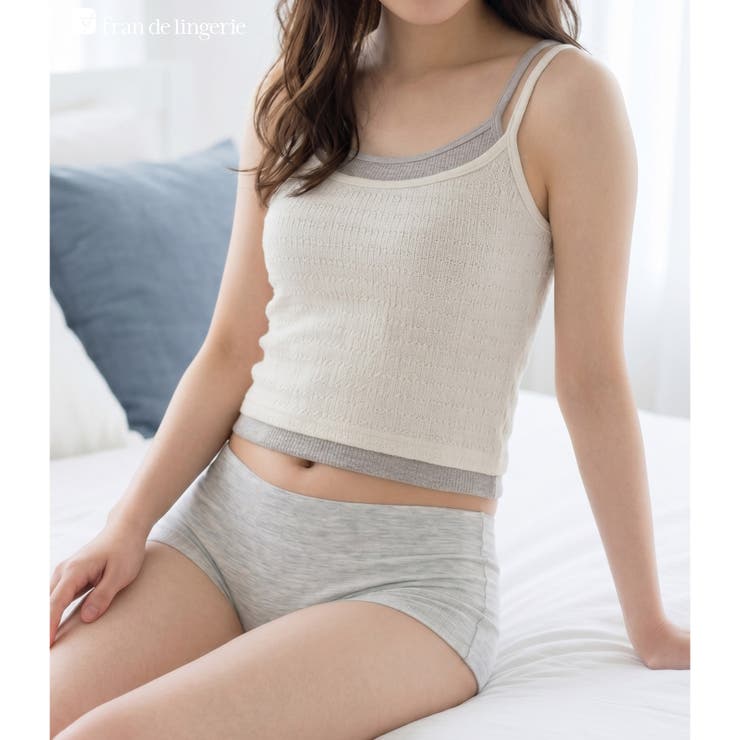 ライトグレー | 【ストレスフリー】自然素材のヒップハングで、心地いい毎日を。 「とろリラショーツ… | fran de lingerie