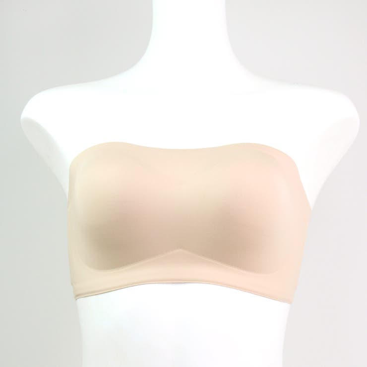響きにくい シンプル美胸チューブブラズレにくい滑り止め付き＆通気性◯の穴あきパッ… | fran de lingerie | 詳細画像18 