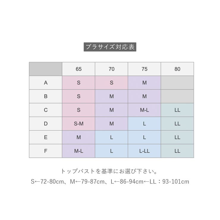 響きにくい シンプル美胸チューブブラズレにくい滑り止め付き＆通気性◯の穴あきパッ… | fran de lingerie | 詳細画像23 