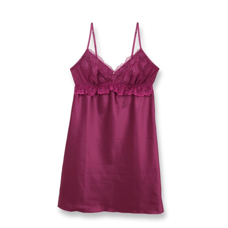 ワイン | Elegance Satin エレガンスサテン コーディネートスリップ | fran de lingerie