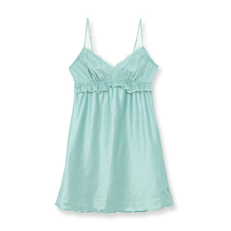セージグリーン | Elegance Satin エレガンスサテン コーディネートスリップ | fran de lingerie