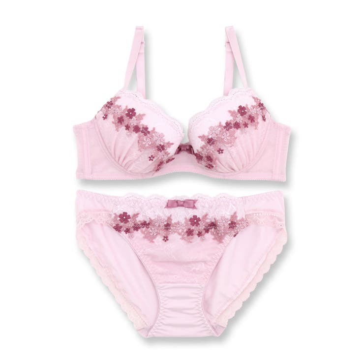 可憐なフラワーレースのフェミニンランジェリーナチュラルバスト 「フラワークラウン | fran de lingerie | 詳細画像10 