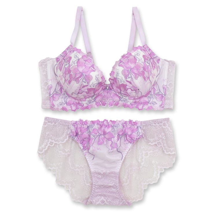 華あり刺繍のノンワイヤー しっかり盛れるノンワイヤー 「スタイルアップワイヤレス | fran de lingerie | 詳細画像6 