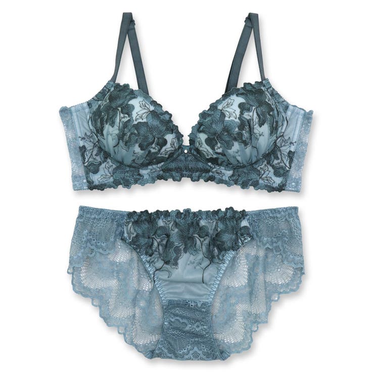 華あり刺繍のノンワイヤー しっかり盛れるノンワイヤー 「スタイルアップワイヤレス | fran de lingerie | 詳細画像8 