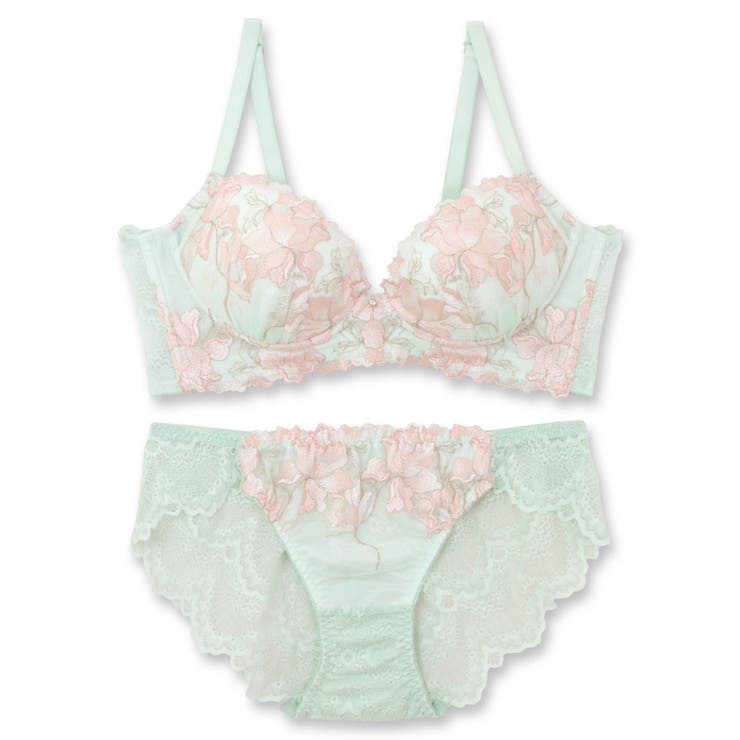 華あり刺繍のノンワイヤー しっかり盛れるノンワイヤー 「スタイルアップワイヤレス | fran de lingerie | 詳細画像9 