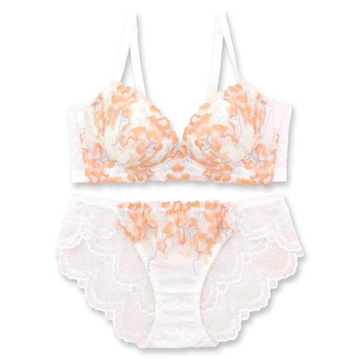 華あり刺繍のノンワイヤー しっかり盛れるノンワイヤー 「スタイルアップワイヤレス | fran de lingerie | 詳細画像11 