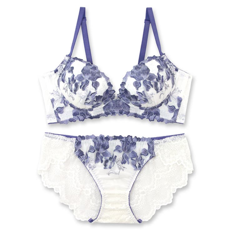 華あり刺繍のノンワイヤー しっかり盛れるノンワイヤー 「スタイルアップワイヤレス | fran de lingerie | 詳細画像12 